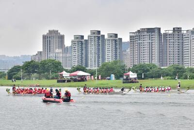 侯友宜祝福龍舟賽順利圓滿，期勉選手全力以赴獲得佳績
