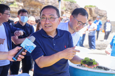 侯友宜籲民眾重視海洋生態多樣性，響應聯合國SDGs永續發展指標。