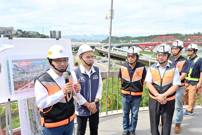 新北市長侯友宜今（14）日視察淡北道路工程