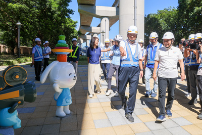 三鶯線12座車站站站都有公共藝術，打造三鶯線成為行動美術館。