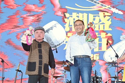 侯友宜說，「2026潮盛新莊」自5月30日至6月21日推出系列活動，歡迎民眾前來共襄盛舉。