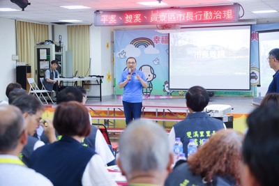 侯友宜表示，市府透過行動治理傾聽基層需求，落實市政建設。