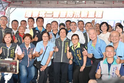 侯友宜指出，市府近年持續完善防洪系統，除了結合XR延展實境的塔寮坑二自動化抽水站正式上線，塔寮坑三抽水站預計在116年7月興建完成。