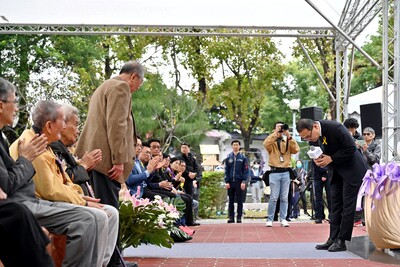 侯友宜向受難者致上最深敬意