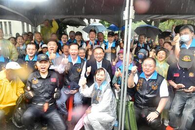 侯友宜感謝官兵弟兄們為國犧牲奉獻，讓人民能夠安居樂業