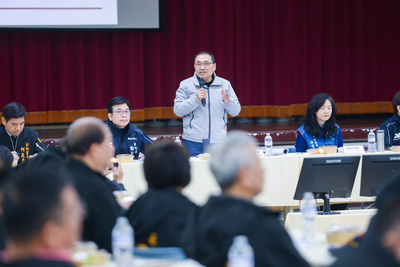 侯友宜於中和行動治理表示，市府會持續強化城市建設，打造完善居住空間