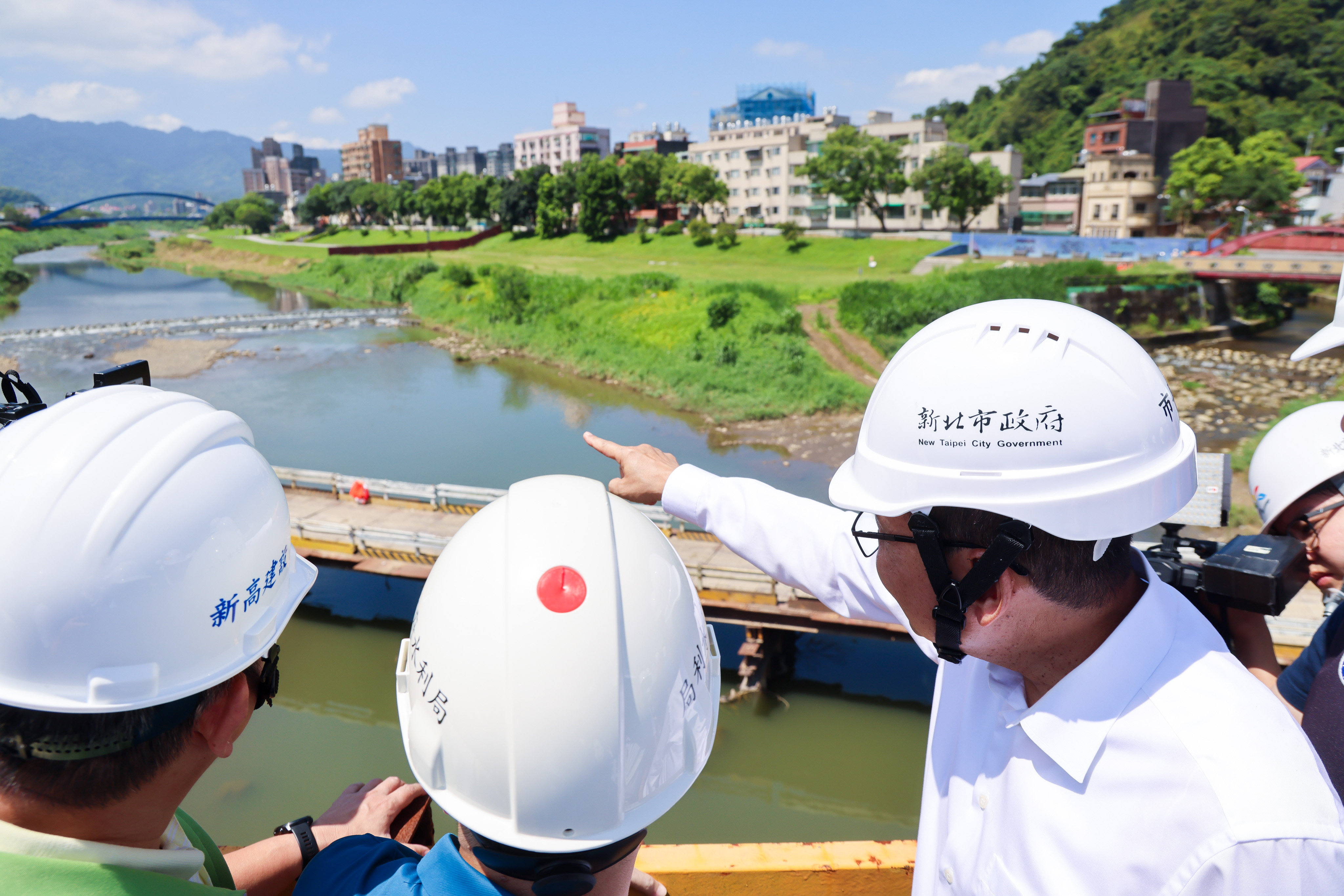 「三峽河長福橋改建工程暨周邊環境營造」工程視察