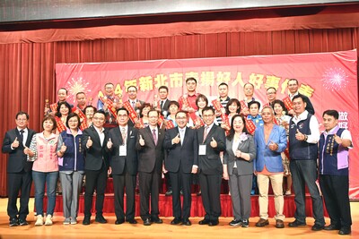 侯友宜希望透過表揚典禮，帶動更多善舉的循環。