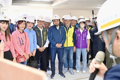 三重區玫瑰立體停車場工程進度超前 打造停車、治安、活動一站式新地標