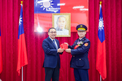 新北市政府於今（115）年1月1日正式成立「新北市政府警察局捷運警察隊」，並於今（13）日舉行成立揭牌暨新任隊長布達典禮。