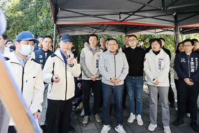 視察汐止區康寧街753巷2弄附近下邊坡崩塌搶修工程及伯爵街14巷道路下陷搶修工程完工