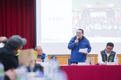 侯友宜率市府團隊前往雙溪區召開行動治理座談會