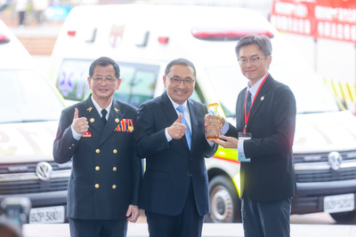 市長侯友宜出席見證市府及北北基桃各急救責任醫院守護市民的重要成果