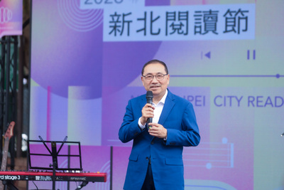 2026新北閱讀節「聽見．樂讀」今（18）日於三重向日葵廣場登場。