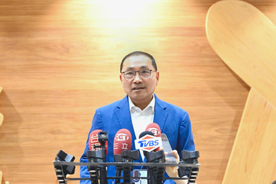 新北市長侯友宜出訪美國返國談話