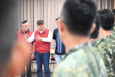 視察烏來區公所、搶災機具預置處