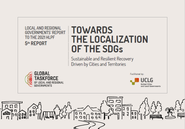 UCLG提交HLPF「SDGs邁向在地化」(Towards the Localization of the SDGs)報告
