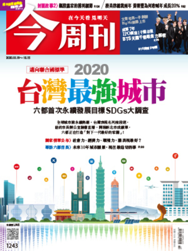 今周刊「2020年六都永續城市調查」