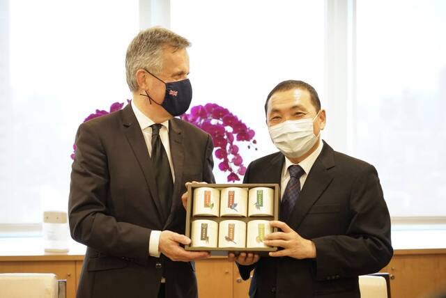 英國在臺辦事處代表鄧元翰蒞府拜會市長