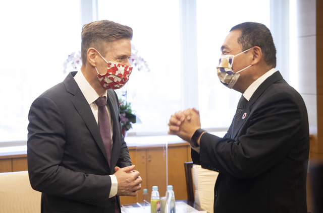 加拿大駐臺北貿易辦事處代表芮喬丹蒞府拜會市長