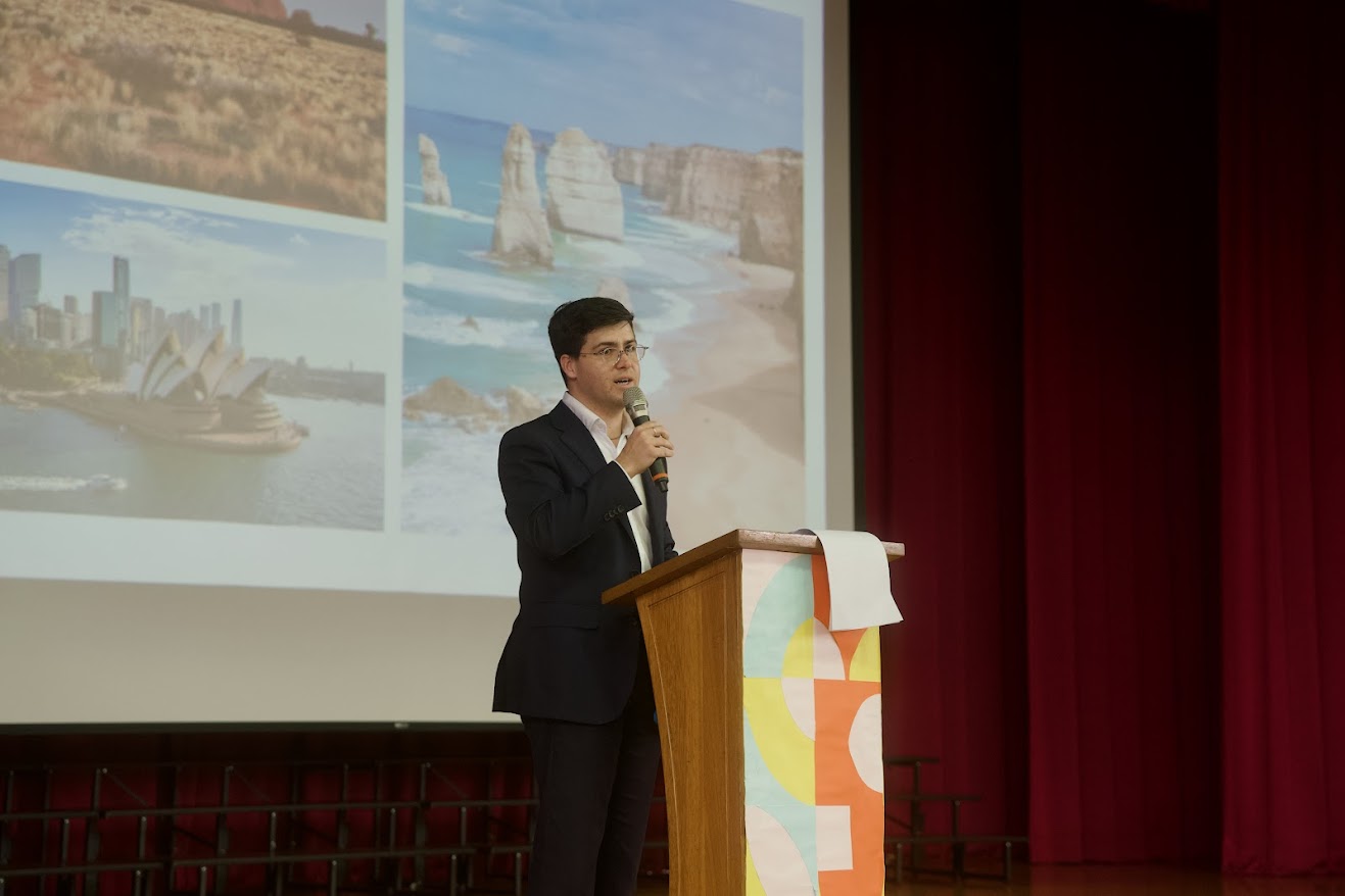 黃凱希副處長以「認識澳大利亞」為題進行演講